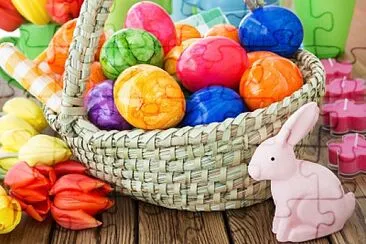 bunny color eggs