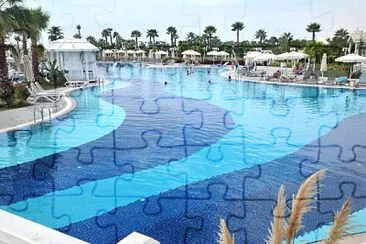 Pool jigsaw puzzle