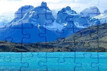 Lago Pehoe y Torres Paine jigsaw puzzle