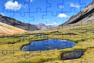 Cuerpos de agua continental. jigsaw puzzle