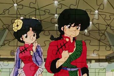 ranma defiende a akane como su prometida