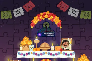 פאזל של DÃ­a de muertos