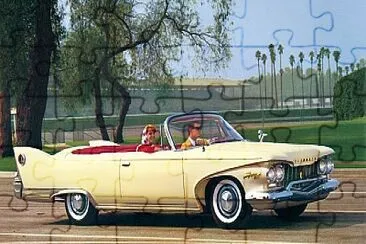 1960 Plymouth Fury ragtop promo photo jigsaw puzzle