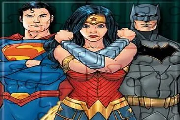 Superman, Wonder Woman, Batman