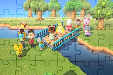 פאזל של animal crossing