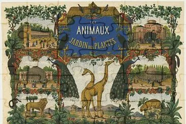 Les animaux du Jardin des plantes, couvercle de bo