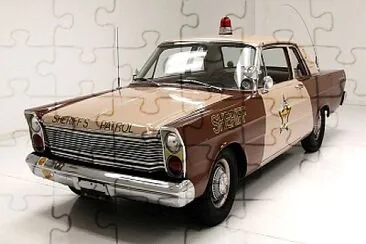 פאזל של 1965 Ford Custom 500 Police Car