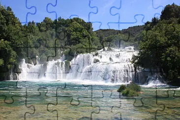 Parc national Krka (Croatie) jigsaw puzzle