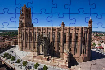 Cathedrale Ste-Cecile, Albi, Tarn, France jigsaw puzzle