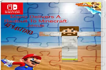 Mario Delivers a Redbull to Minecraft Jesus Delux