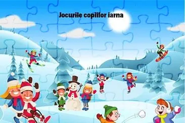 Jocuri de iarna jigsaw puzzle