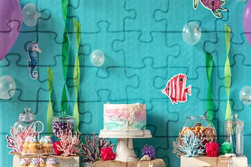 Cake jigsaw puzzle