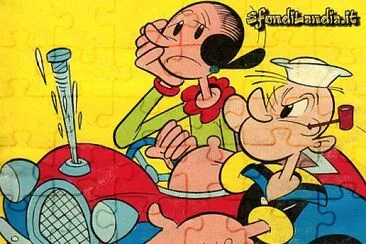 Popeye and Olive Oyle jigsaw puzzle