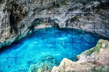 Los Tres Ojos openair limestone cave