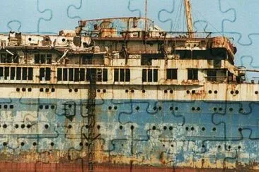 Abandoned ship jigsaw puzzle