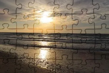 ×©×§×™×¢×” ×ž×“×”×™×ž×” ×¢×œ ×—×•×£ ×”×™× jigsaw puzzle