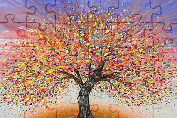 Ã¡rbol de colores jigsaw puzzle