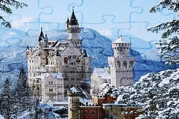 castelo na neve