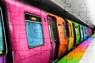 Colorful Subway