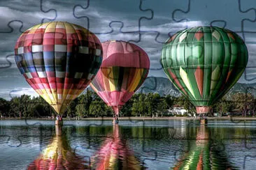 reflets de ballons