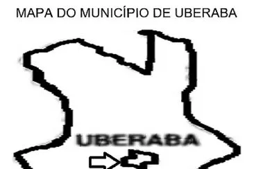 Mapa da cidade de Uberaba