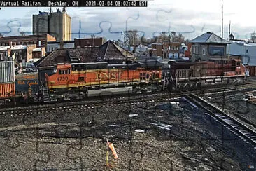 CP-8556   BNSF-4750 at Deshler,OH/USA