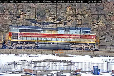 NS-1074   "Lackawanna  " hu in the snow