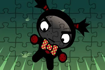 garu tiene cenizas en su rostro pucca