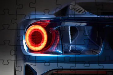 ford gt blue jigsaw puzzle