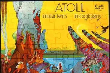 Atoll - Musiciens-Magiciens front sleeve jigsaw puzzle