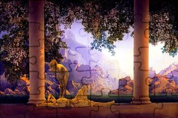 Maxfield Parrish - Daybreak (1922) jigsaw puzzle