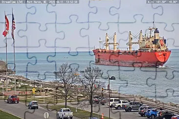 mv Federal Biscay northbound into Lake Huron