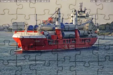  "saltie " heavy lift ship Keith transporting wind t jigsaw puzzle