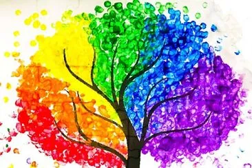 rainbow tree