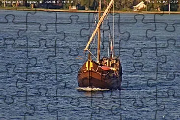 sailing replica vessel   "Pilgrum  " Aug-2020 jigsaw puzzle