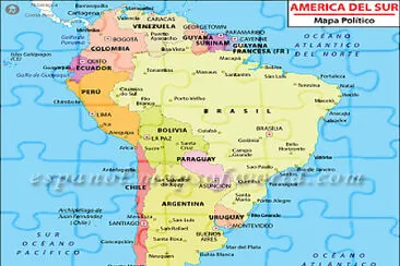 América del Sur jigsaw puzzle