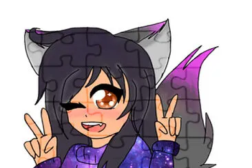 פאזל של aphmau werewolf drawing