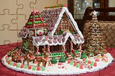 Ginger bread house jigsaw puzzle