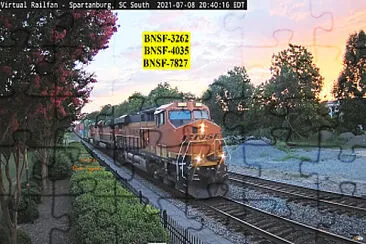 פאזל של SPAR BNSF-3262, BNSF-4035, BNSF-7827 Spartanburg,SC/USA