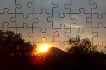 atardecer en Teotihuacan jigsaw puzzle