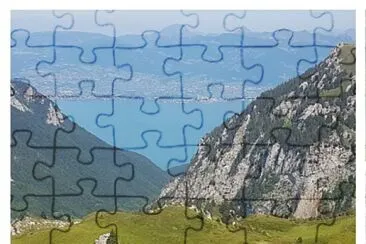 Rando et vue sur le Lac Léman jigsaw puzzle