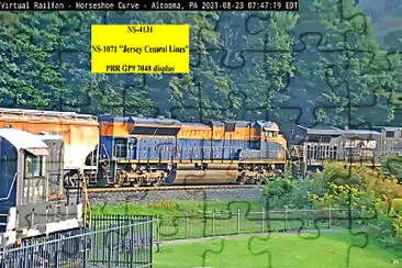 NS-4131 NS-1071   PRR GP9 7048 at HSC