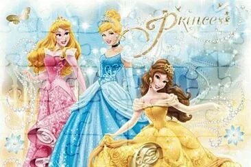 Aurora, Cinderella, Belle