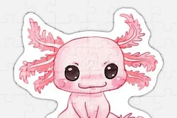 axolotl baby kawaii