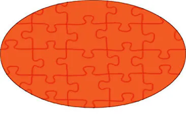 oval jigsaw puzzle