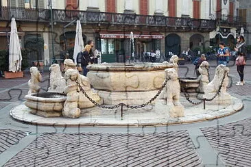 bergamo  - la fontana