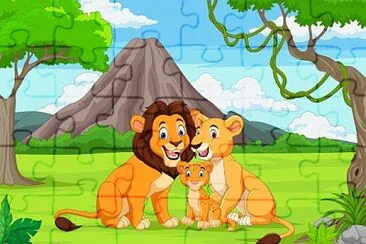 Lion jigsaw puzzle