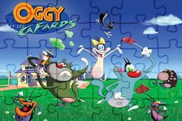 Oggy et les cafards jigsaw puzzle