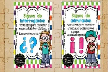 פאזל של Signos de interrogación y exclamación