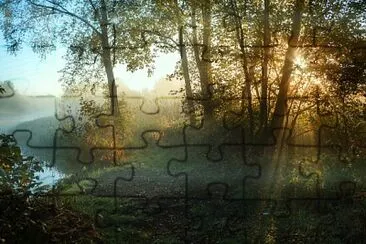 Autumn mists jigsaw puzzle